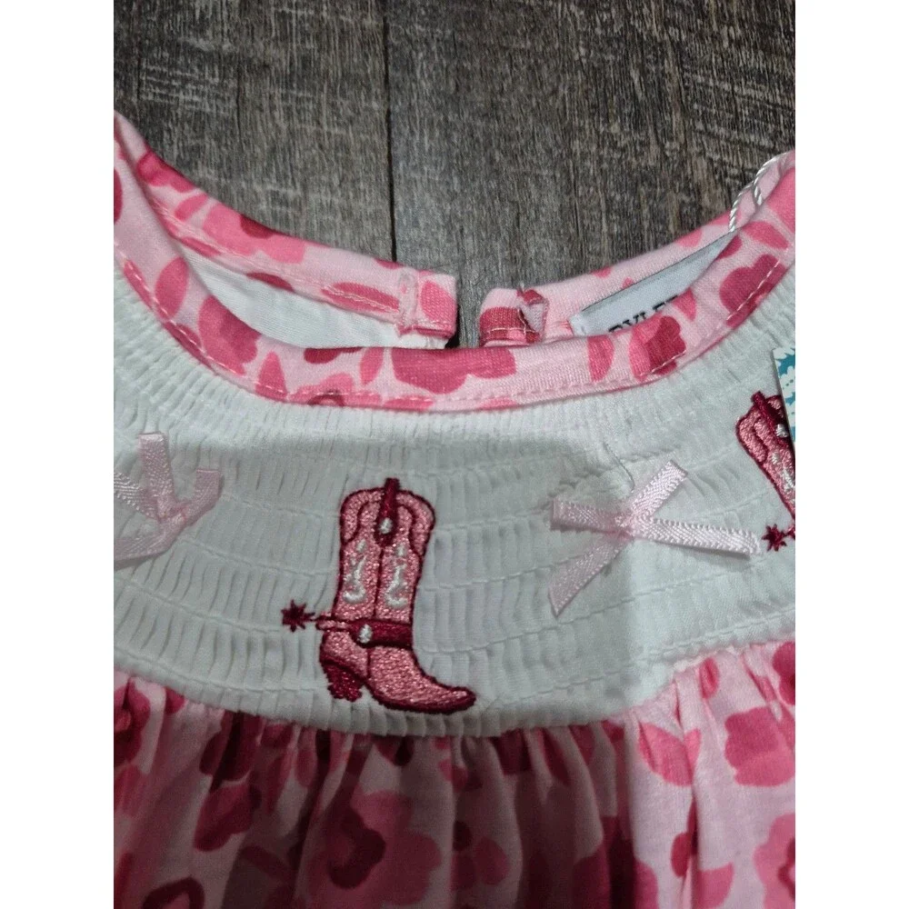 Riley faith designs smocked romper size 18 months